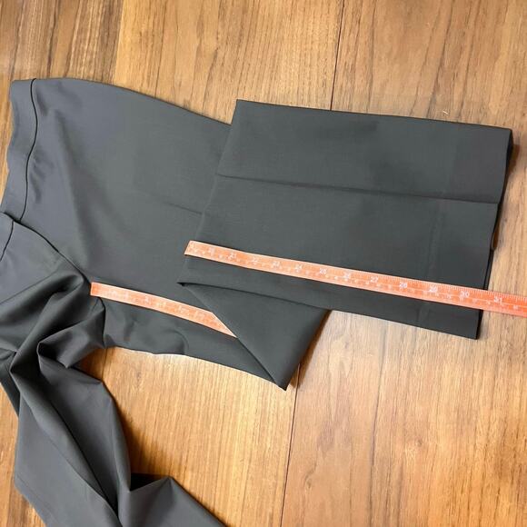 Lafayette 148 Pant Size 6 Wool Elastane Gray Taupe Stretch Career Trouser - Picture 9 of 10